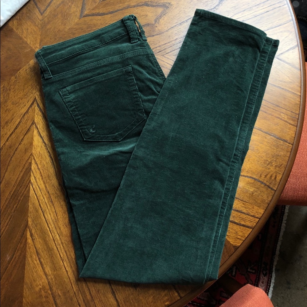 KUT Corduroy Pant Green 10